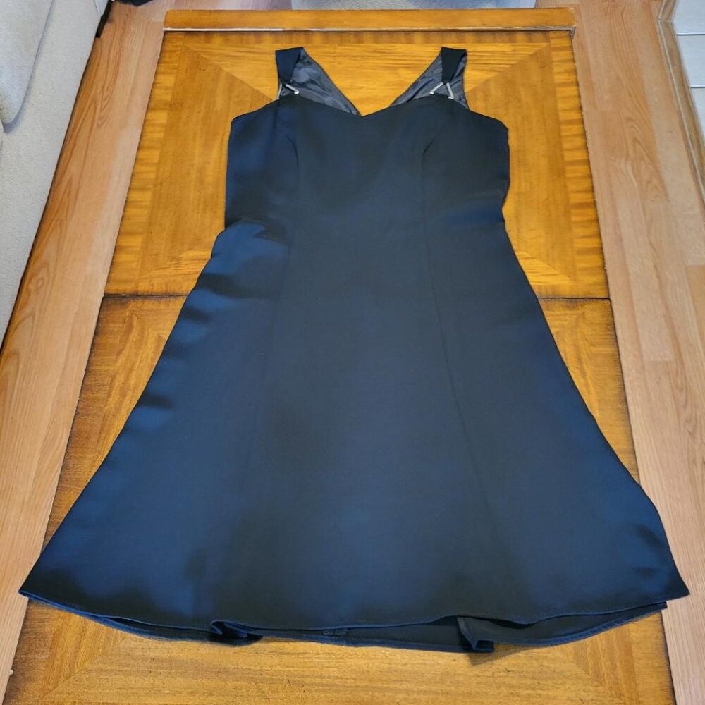 Bahari Black Fit & Flare Dress